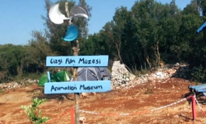 Antalya'daki değirmende çizgi film yapımı öğretiliyor