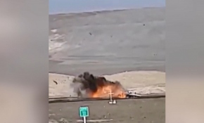 Şili'de akaryakıt tankerinin karıştığı kazada patlama: 2 ölü