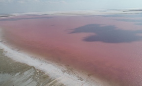 Tuz Gölü pembeye büründü