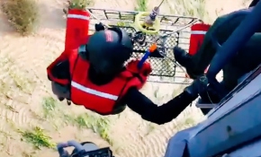 Terme'de vatandaşlar böyle kurtarıldı