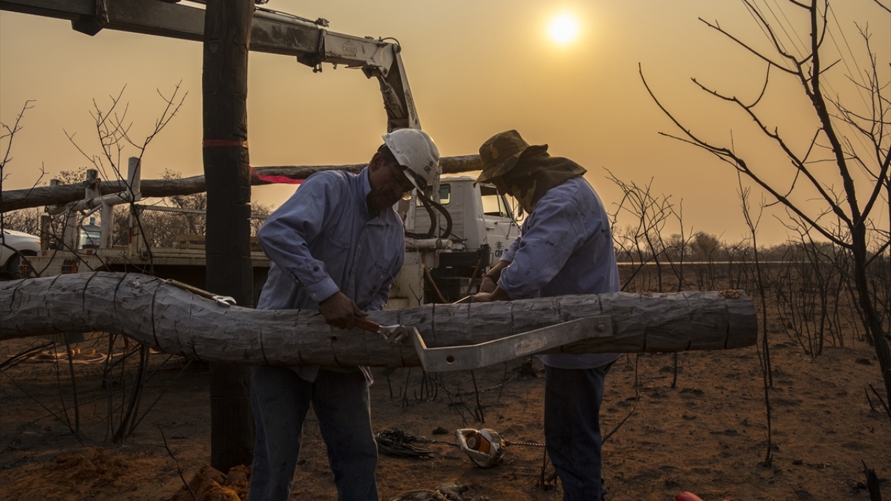 Bolivya`da ülkenin toplam nüfusunun dörtte birinden fazlasının yaşadığı Santa Cruz idari biriminin yüzde 70`inin, orman yangınları sebebiyle yüksek risk altında olduğu kaydedilmişti.