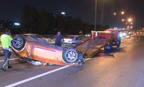 Ambulansa yol vermeyen sürücü makas atarken kazaya neden oldu