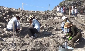 Amasya Kalesi'nde Bayezid döneminden kalma cami kalıntısı bulundu