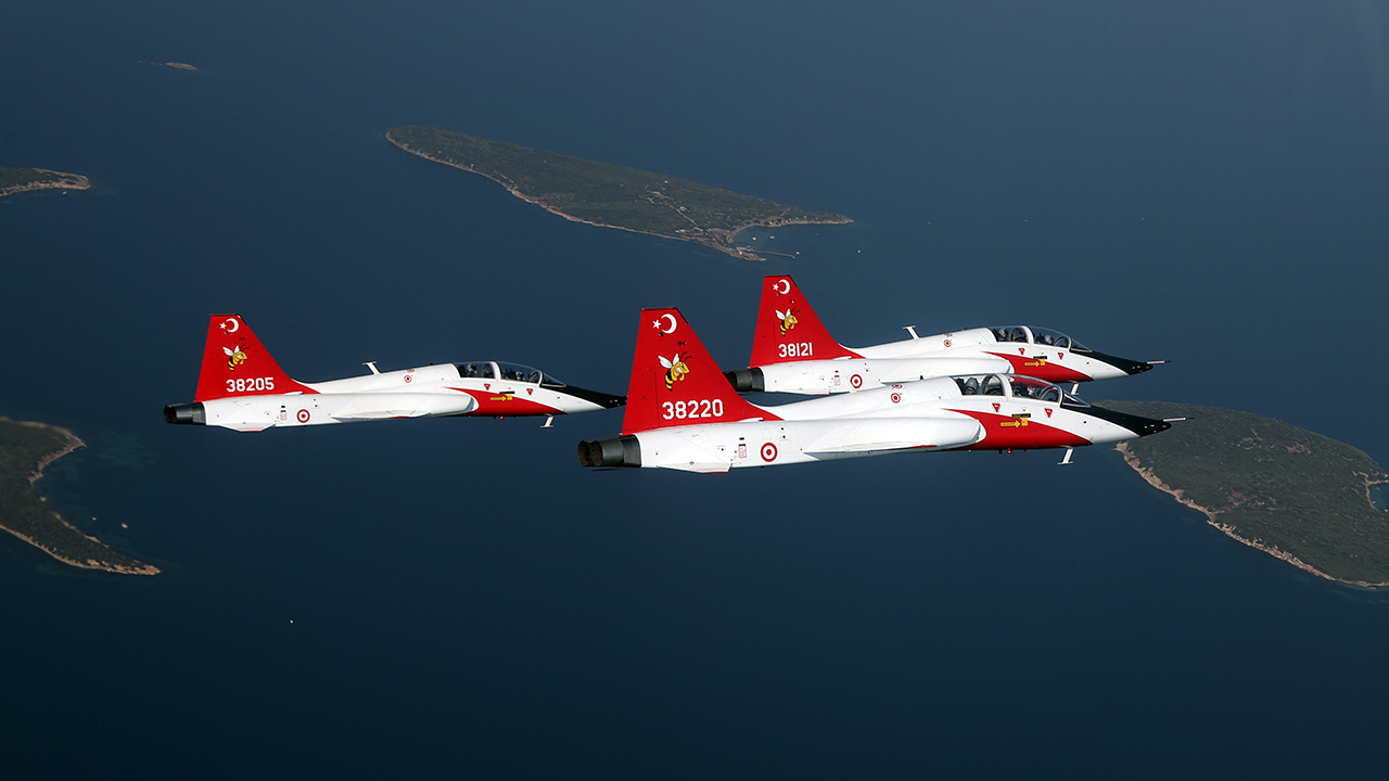 "Arı"larla uçuşa katıldı