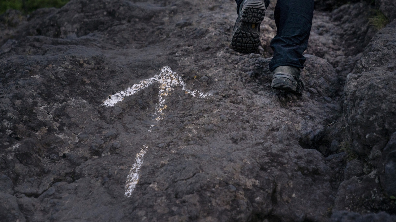 Yoshida yoluysa en kolay ve en popüler tırmanma rotaları arasında.