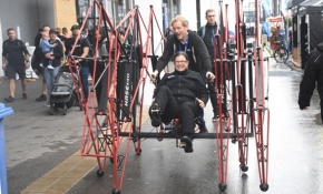 Eurobike fuarındaki "örümcek bisiklet" büyük ilgi gördü