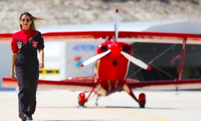 Türk kadınının göklerdeki temsilcisinin 25'inci gösteri heyecanı