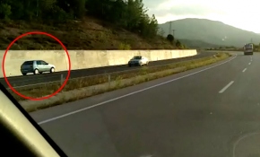 Ters yöne giren sürücü trafiği tehlikeye attı