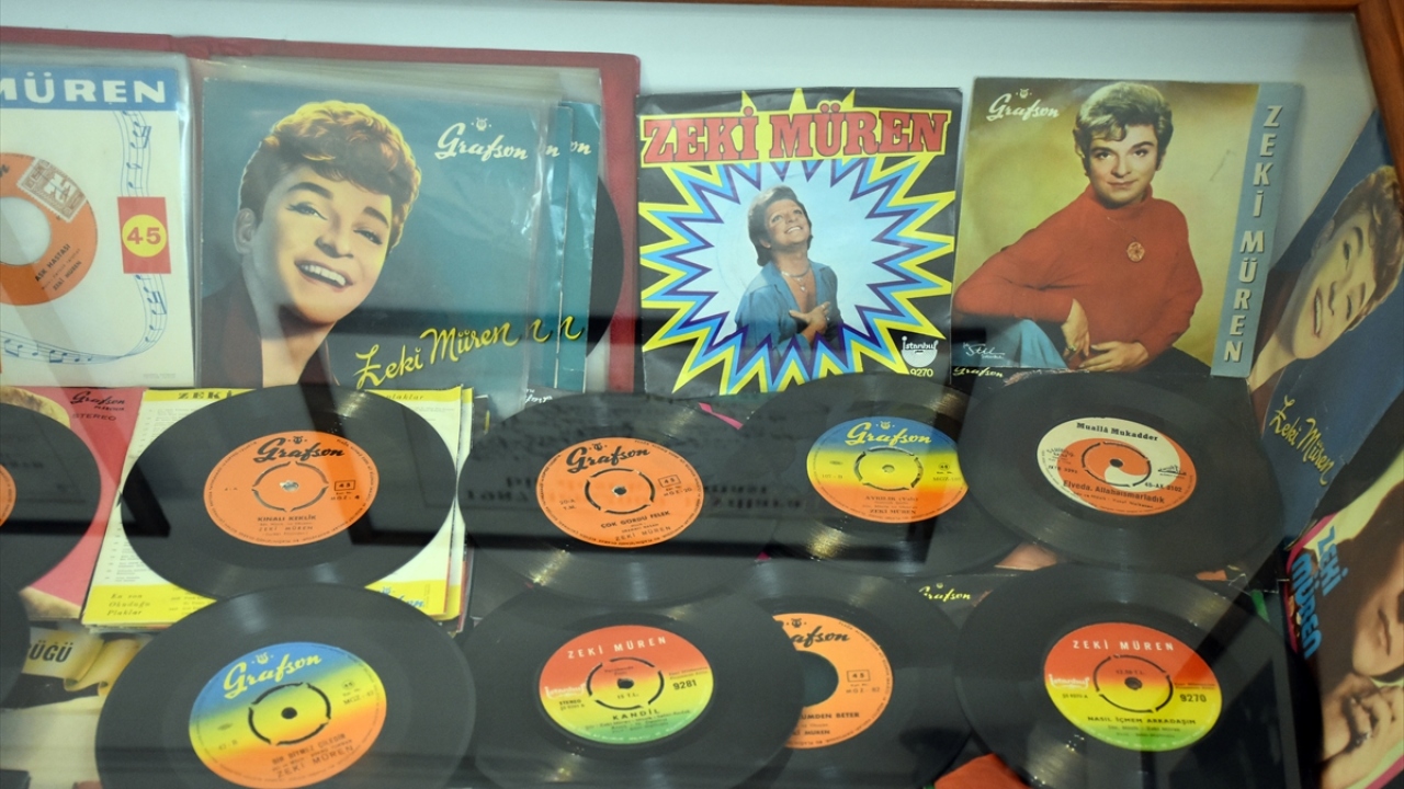 Müzeye gelen ziyaretçiler "Sanat Güneşi"nin şarkılarıyla müzeyi geziyor. 