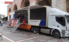 Edirne'de simülasyon tırında deprem eğitimi verildi