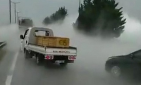 Oksijen deposunda yaşanan sızıntı D-100 karayolunu ulaşıma kapattı