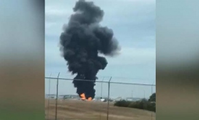 ABD'de bombardıman uçağı düştü: 5 ölü