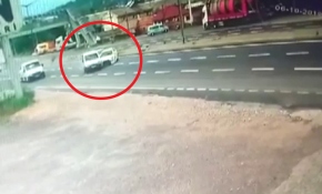 Sürücünün attığı makas kazaya neden oldu