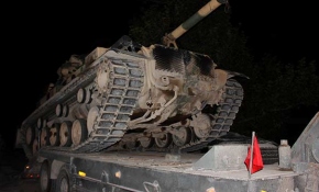 Suriye sınırına askeri sevkiyat