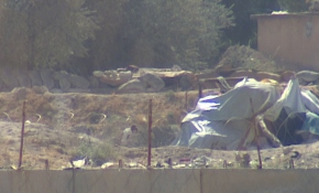 Teröristlerin panikle kazdığı çukurları TRT Haber görüntüledi