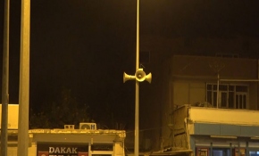 Ceylanpınar Belediyesine ait hoparlörlerden mehter marşları çalınıyor