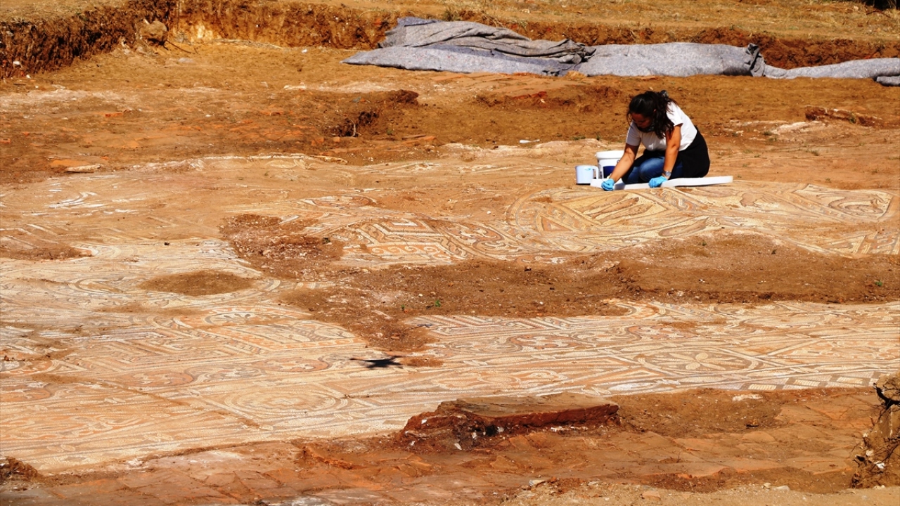Dr. Öğr. Üyesi Koçyiğit, koşullar el verdiği sürece mozaik ve çevresinde çalışmaları sürdüreceklerini ifade etti.