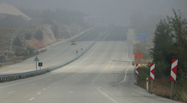 Kastamonu'da sis ulaşımı olumsuz etkiliyor