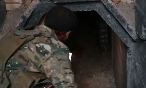 Terör tünelleri böyle görüntülendi