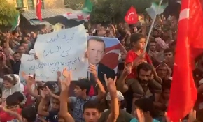 Afrin halkından Barış Pınarı Harekatı'na destek