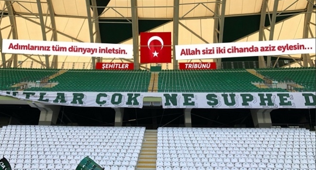 Konyaspor'dan 'Şehitler Tribünü'