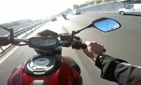 E-5'te motosikletli makas terörü