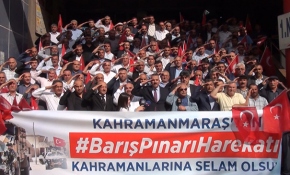 Mehmetçiğe asker selamıyla destek yağıyor