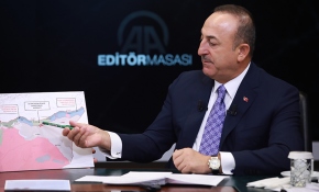 Bakan Çavuşoğlu Güvenli Bölge'yi harita üzerinden tek tek anlattı