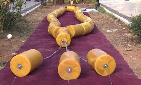 Adana'nın 1 tonluk tespihi Guinness'e aday