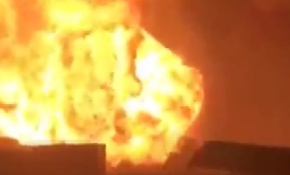 Gambiya'da oksijen gazı fabrikasında yangın çıktı