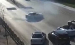 Yolu kapatıp drift yapan 4 araca 3 bin 652 TL ceza