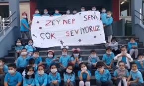 Lösemi hastası küçük kıza arkadaşlarının yaptığı sürpriz herkesi duygulandırdı