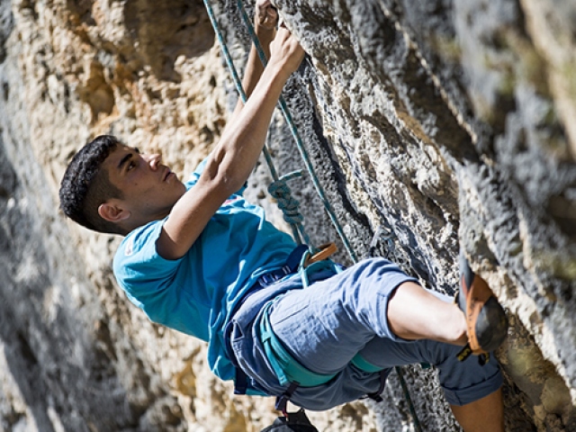Kaya tırmanışçıları rotasını Diyarbakır'a çevirdi