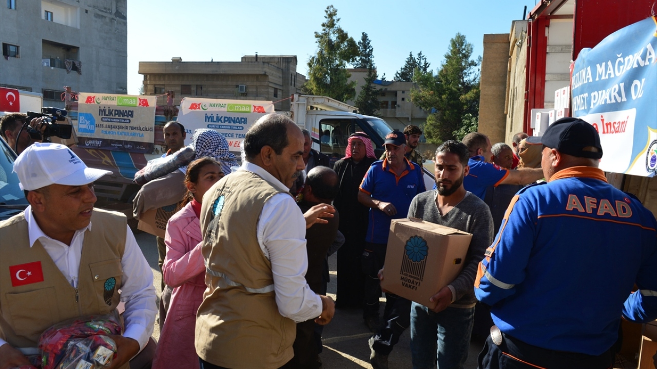 Bisery, terör örgütünden kurtuldukları için mutlu olduklarını vurgulayarak, "Türk halkının gönderdiği gıda yardımlarıyla ihtiyaçlarımızı karşılıyoruz." dedi.