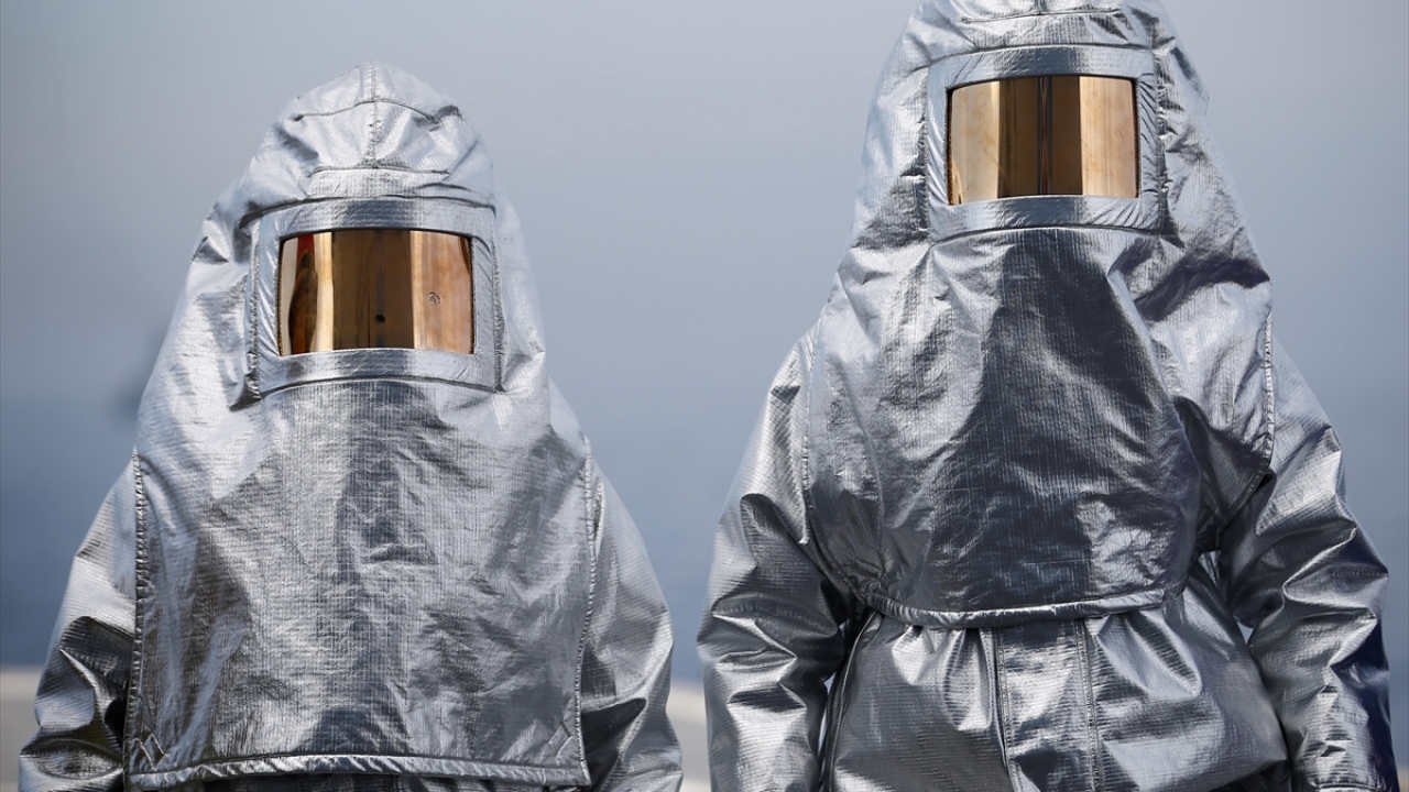 Tatbikatta kaza kırım ekibi de yer aldı.