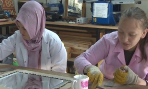 Ankara'daki okulda özel öğrencilerin elinden her iş geliyor