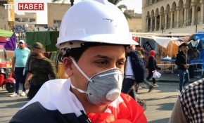 Iraklı eylemci: Biz vatan istiyoruz