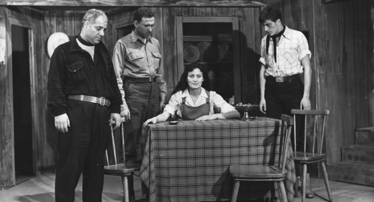 Richard Nash`ın "Yağmurcu" oyunlarında Yıldız Kenter`in sahneleri karelere yansıyor.