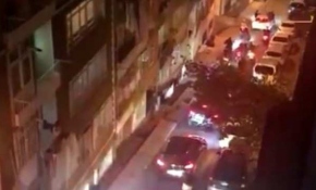 Asker konvoyunda dehşete düşüren görüntüler kamerada