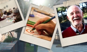 Alzheimer hastaları hobi merkezinde sosyalleşiyor