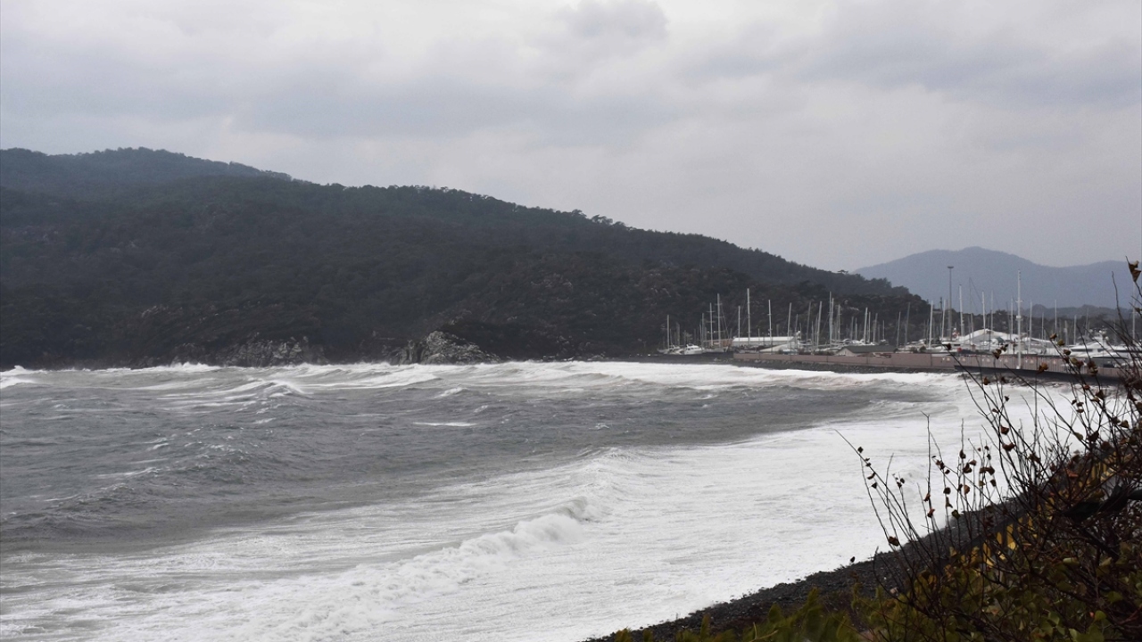 Armutalan ve Adaağzı mahallelerinde bazı bölgelerde su birikintileri oluştu, derelerde oluşan çamurlu suyun dökülmesiyle sahil boyunda deniz kahverengiye döndü.