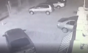 Arnavutluk'taki deprem anı kamerada