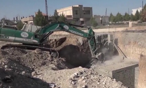 Rasulayn'da tespit edilen tüneller kapatılıyor