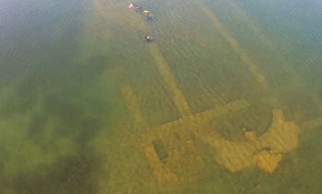 Bin 300 yıllık tarihi bazilika suların çekilmesiyle ortaya çıktı