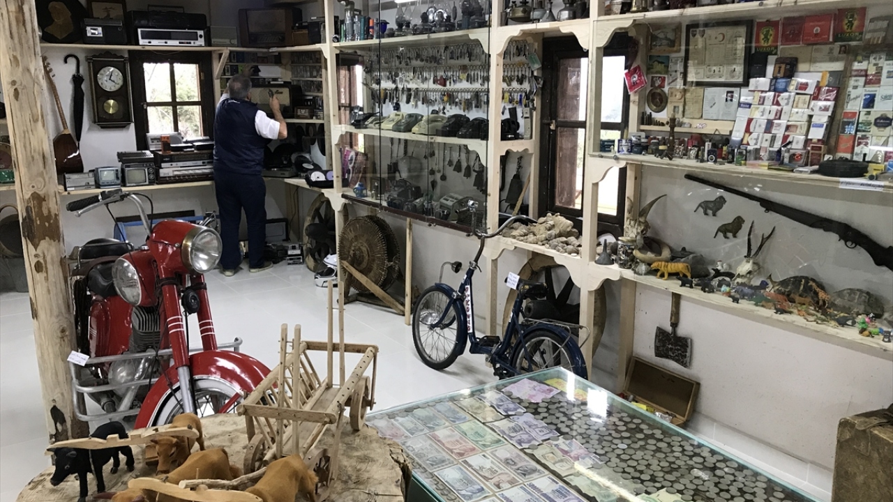 Bahattin Tunç, yaptığı açıklamada, antika biriktirme merakının ilkokul çağlarında başladığını söyledi.