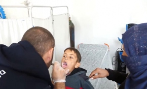 Teröristlerin tahrip ettiği Tel Abyad Hastanesi şifa dağıtmaya başladı