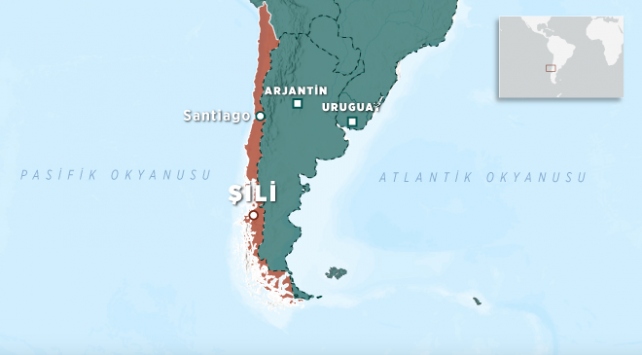 Şili'de 6 büyüklüğünde deprem