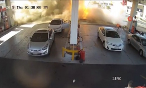 Suudi Arabistan'da benzin istasyonunda patlama