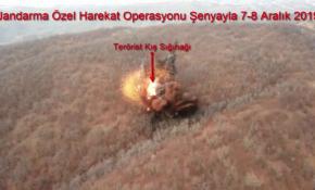 5 teröristin etkisiz hale getirildiği operasyonun görüntüleri ortaya çıktı