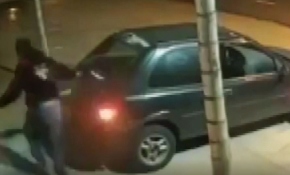 Paniğe kapılan hırsızların cam ile imtihanı